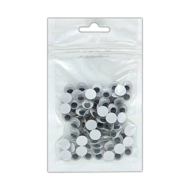 MG Traders 1 Googly Eye Googly Eye Sp Round 10Mm (85 Pcs) (Gr10)