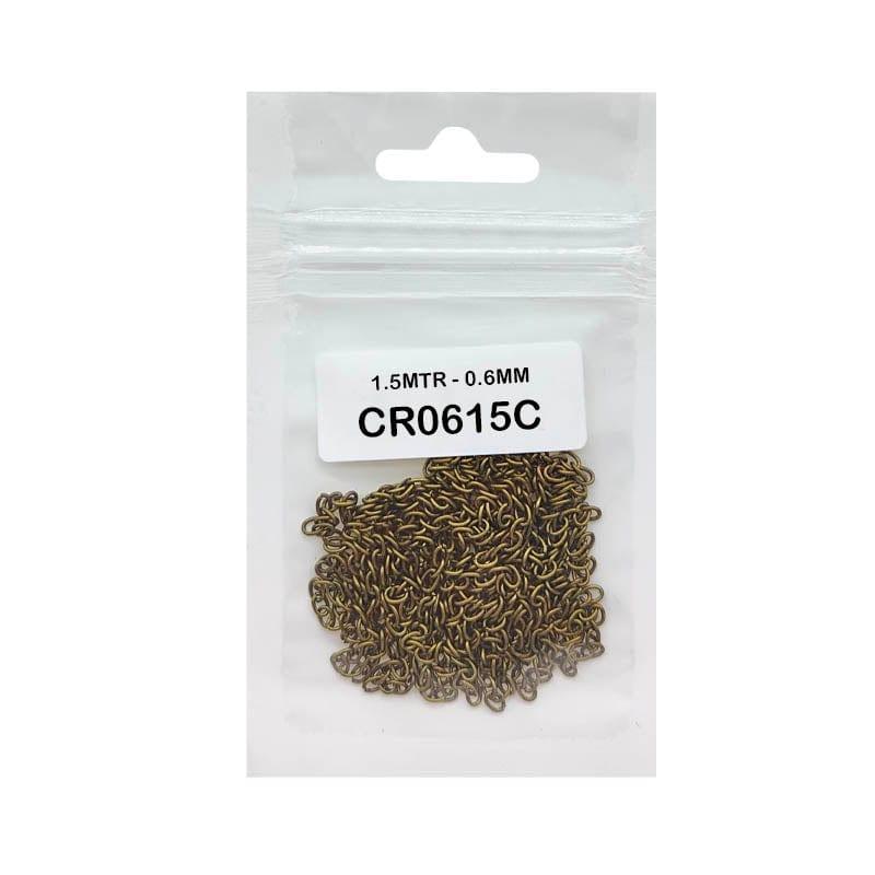 MG Traders 1 Jewellery Cr0615C Chain R 1.5Mtr Copper 0.6Mm