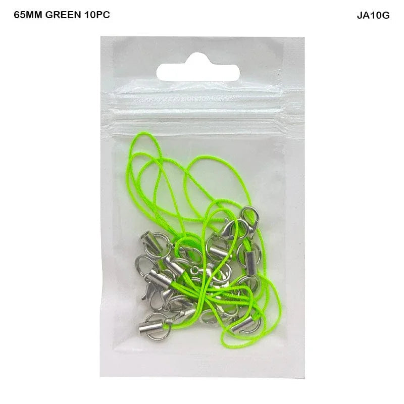 MG Traders 1 Jewellery Ja10G 10Pc Claps Thread 65Mm Green