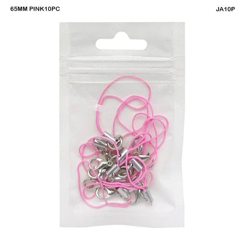 MG Traders Chains & Hooks Ja10P 10Pc Claps Thread 65Mm Pink