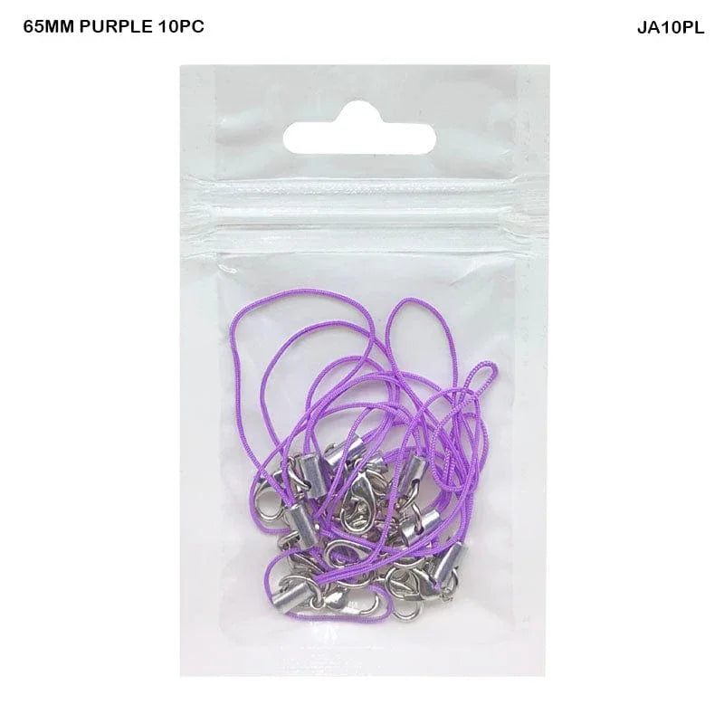 MG Traders 1 Jewellery Ja10Pl 10Pc Claps Thread 65Mm Purple