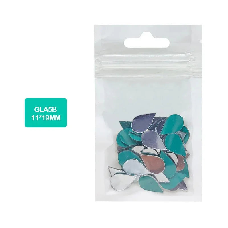 MG Traders 1 Lippan Mirror Glass Gla5B For Lippon Art 11*19Mm
