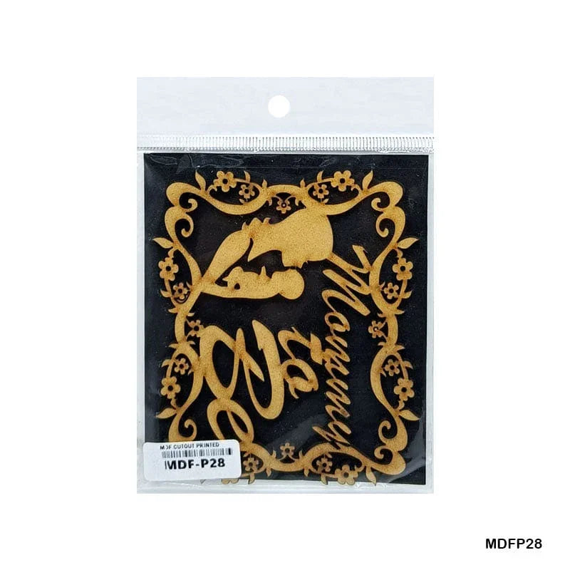 MG Traders MDF & wooden Crafts Mdf Cutout Printed (Mdfp28)