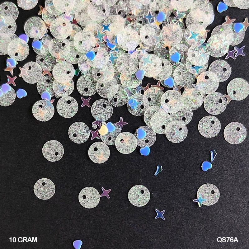 MG Traders 1 Sequin Qs76A 10Gm Sequins