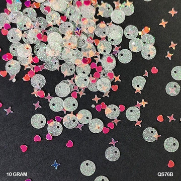 MG Traders 1 Sequin Qs76B 10Gm Sequins