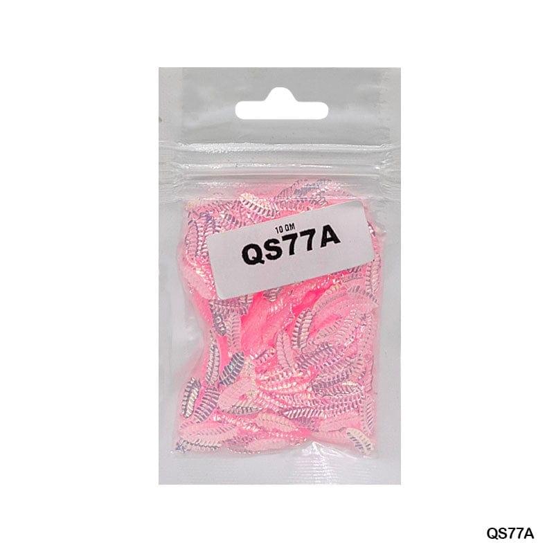 MG Traders 1 Sequin Qs77A 10Gm Sequins Ss Leaf