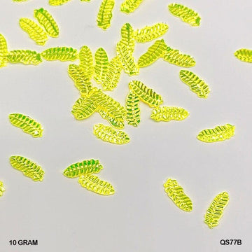 MG Traders 1 Sequin Qs77B 10Gm Sequins Ss Leaf