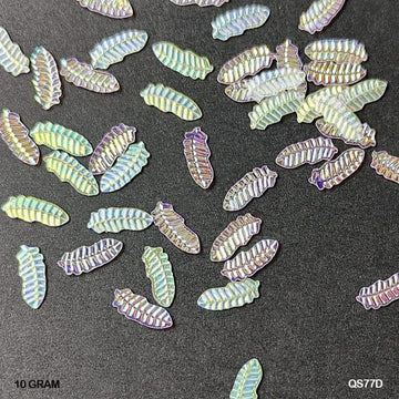 MG Traders 1 Sequin Qs77D 10Gm Sequins Ss Leaf