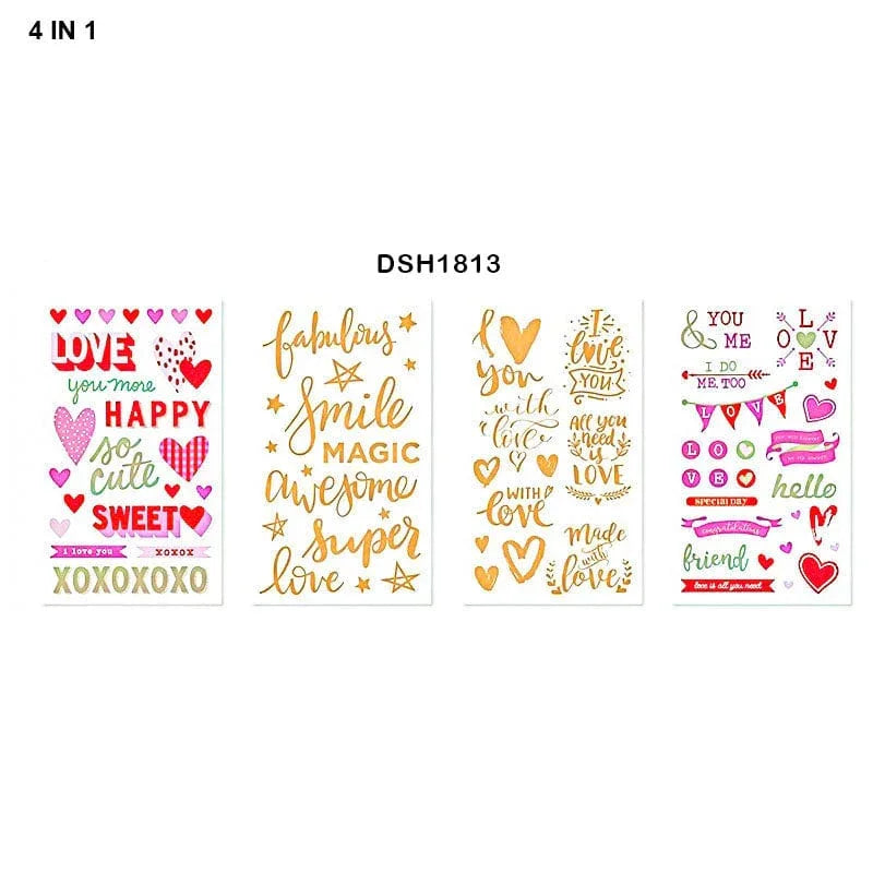 MG Traders Stickers Deco Sticker Eno 4In1 (Dsh1813)