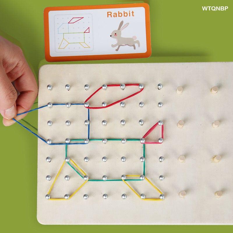 MG Traders 1 Wood Wt Qiyi Nail Board Puzzle Wtqnbp