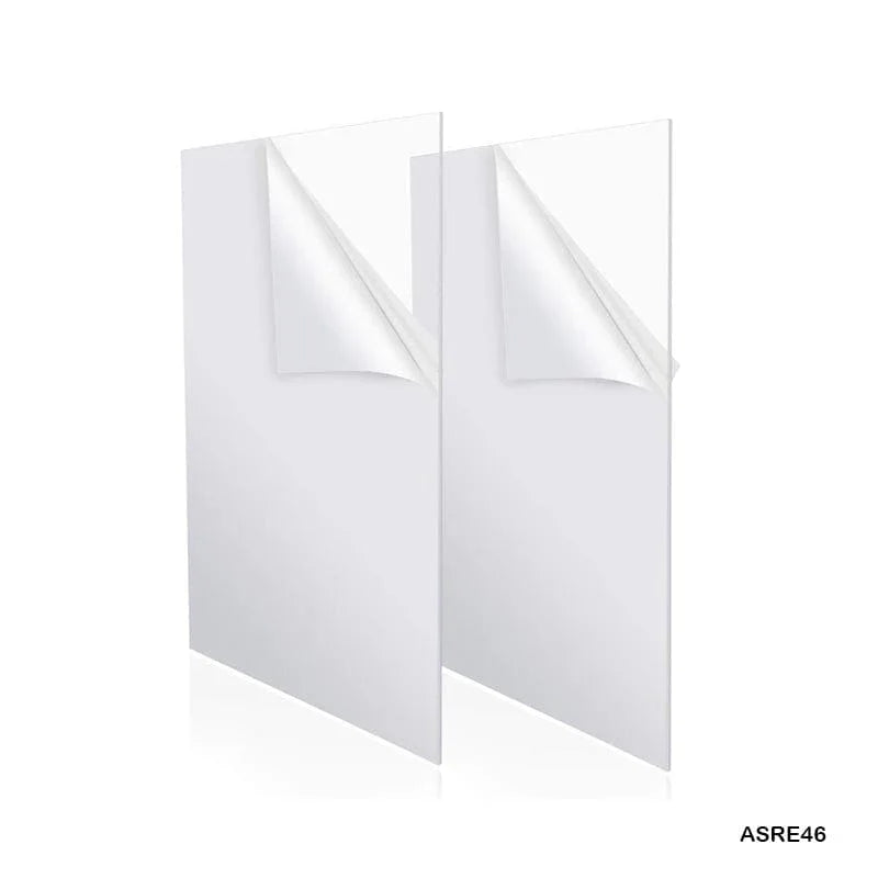 MG Traders Acrylic Sheets & Cutouts Acrylic Sheet Rectangle 2Mm 1Pc 4X6 (Asre46)