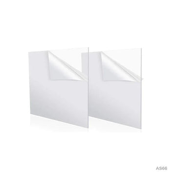 MG Traders Acrylic Sheets & Cutouts Acrylic Sheet Square 2Mm 1Pc 6X6 (As66)
