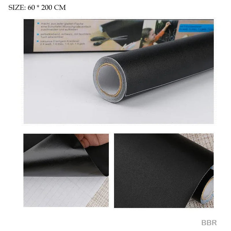 MG Traders All Kinds Boards (white,notice,black,slate) Black Board (Bbrb) Roll Big (60*200Cm)