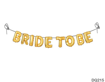 MG Traders Balloon & Party Products Dq215 Bride To Be Foil Print Baner