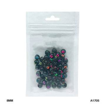 MG Traders Beads Bracelet Beads Plastic 20Gm 7Mm (A170S)