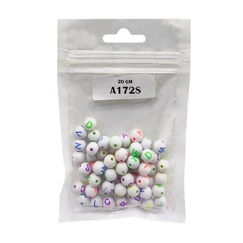 MG Traders Beads Bracelet Beads Plastic 20Gm (A172S)