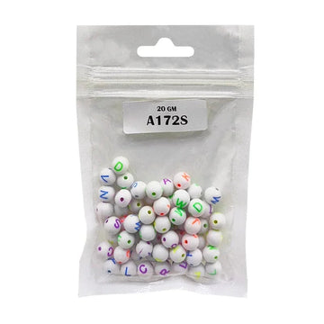 MG Traders Beads Bracelet Beads Plastic 20Gm (A172S)