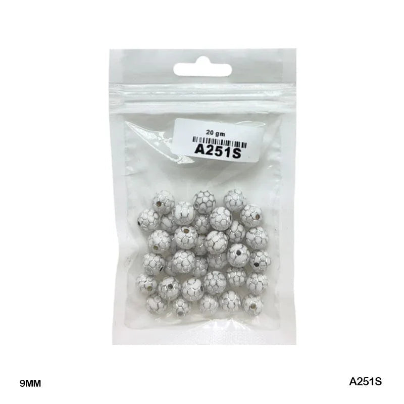 MG Traders Beads Bracelet Beads Plastic 20Gm (A251S)