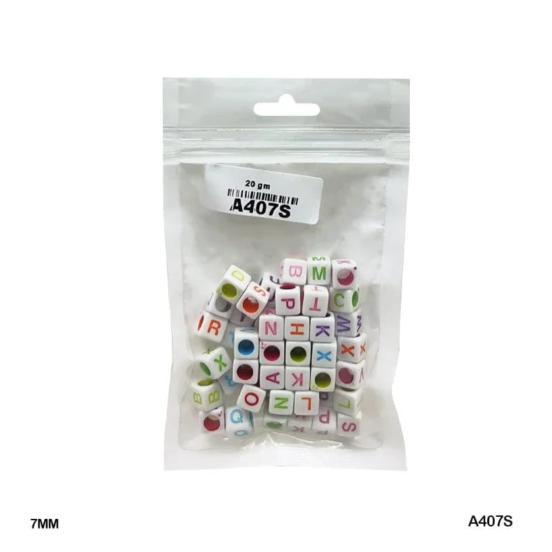 MG Traders Beads Bracelet Beads Plastic 20Gm (A407S)
