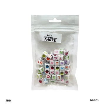 MG Traders Beads Bracelet Beads Plastic 20Gm (A407S)