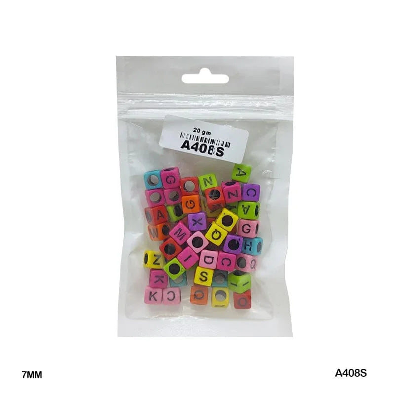 MG Traders Beads Bracelet Beads Plastic 20Gm (A408S)