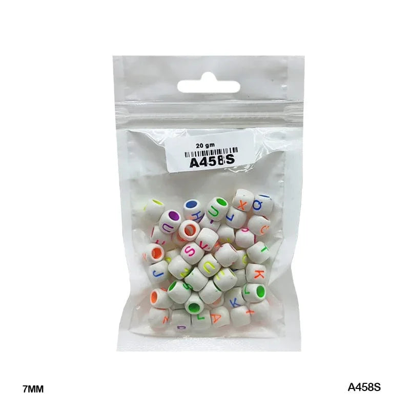 MG Traders Beads Bracelet Beads Plastic 20Gm (A458S)