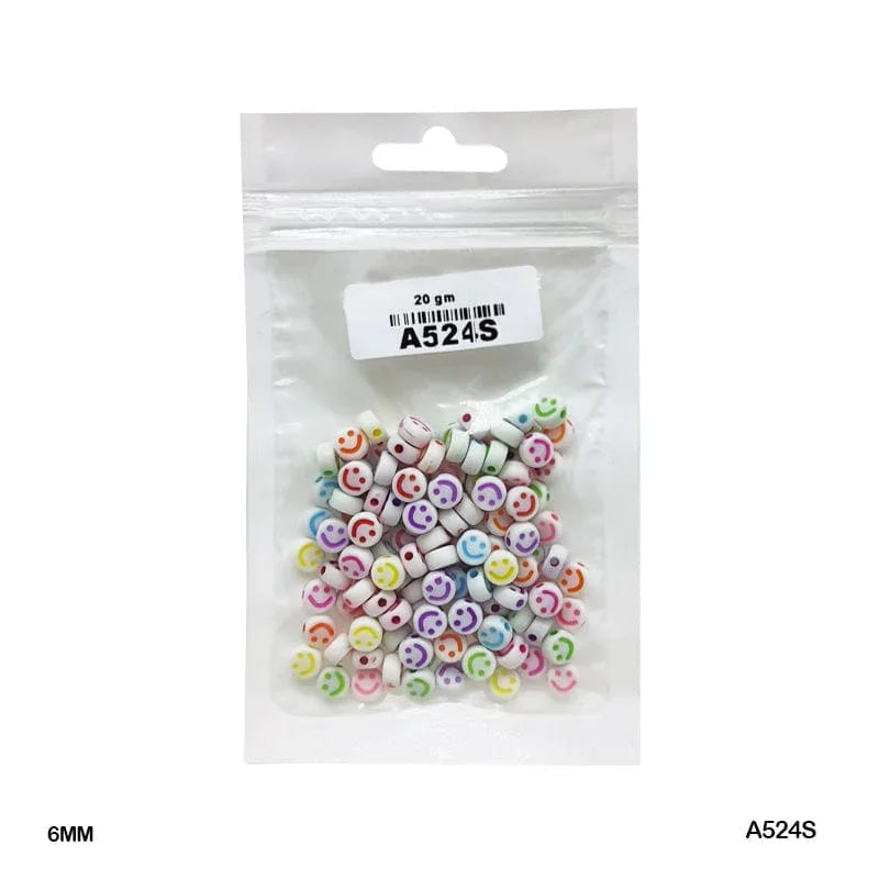 MG Traders Beads Bracelet Beads Plastic 20Gm (A524S)