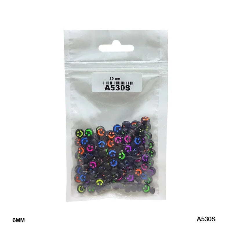 MG Traders Beads Bracelet Beads Plastic 20Gm (A530S)