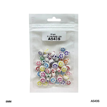 MG Traders Beads Bracelet Beads Plastic 20Gm (A543S)