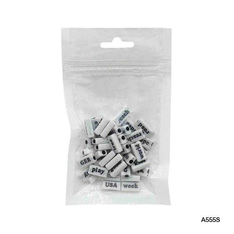 MG Traders Beads Bracelet Beads Plastic 20Gm (A555S)