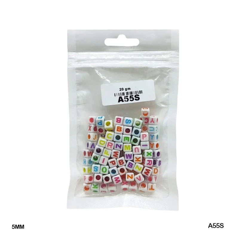 MG Traders Beads Bracelet Beads Plastic 20Gm (A55S)