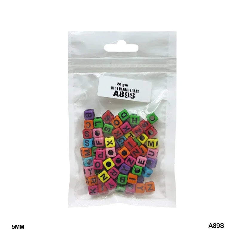 MG Traders Beads Bracelet Beads Plastic 20Gm (A89S)
