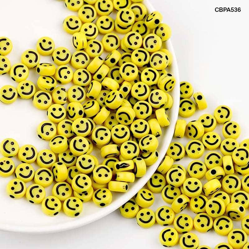 MG Traders Beads Cbpa536 Craft Beads Plastic 4*7Mm 500Gm A536