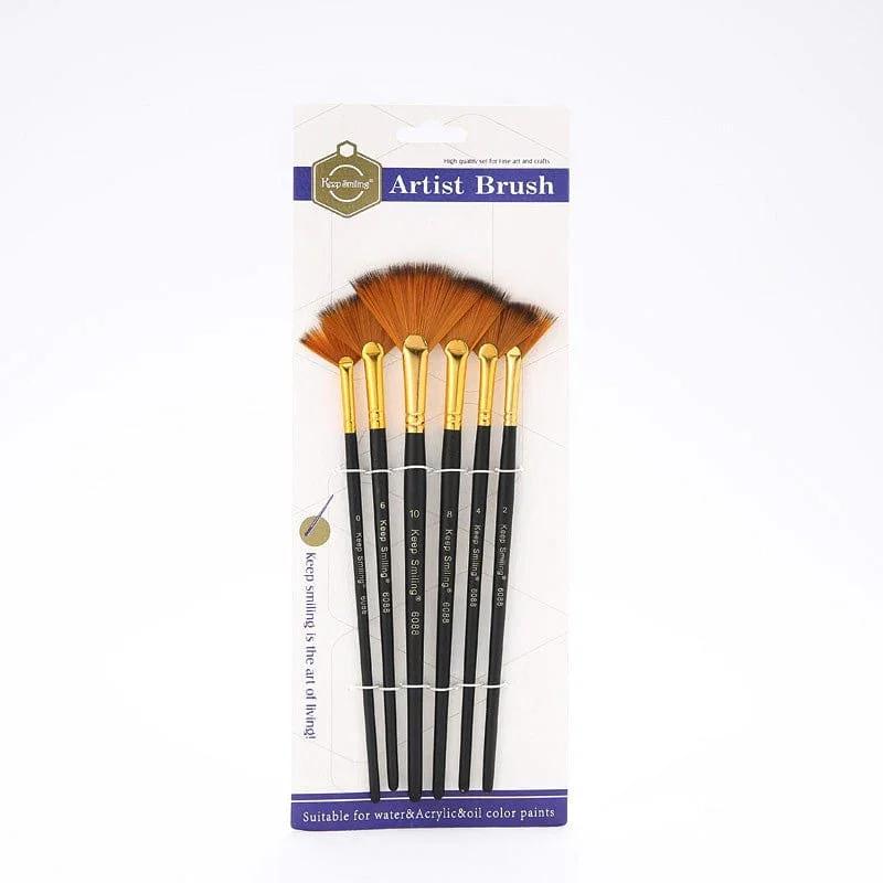 MG Traders Brush 6Pc Fan Brush (A6088)