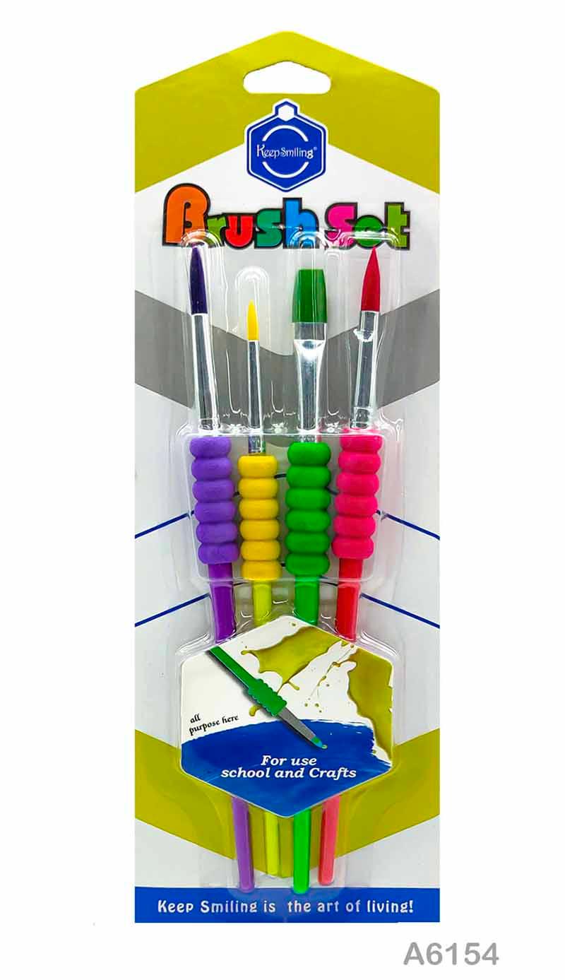 MG Traders Brush A6154 Paint Brush 4Pc