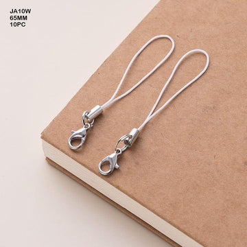 MG Traders Chains & Hooks Ja10W 10Pc Claps Thread 65Mm White