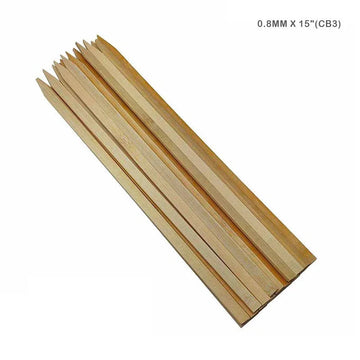 MG Traders Craft Sticks Chop Stick Flat 9Mmx35Cm (14") (Cb3)