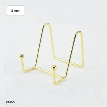 MG Traders Easel Xaa3G Frame Holder Display Stand Iron Gold 3 Inch