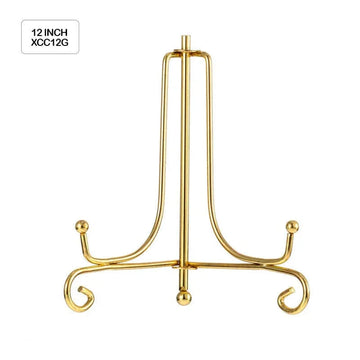 MG Traders Easel Xcc12G Frame Holder Display Stand Iron Gold 12 Inch
