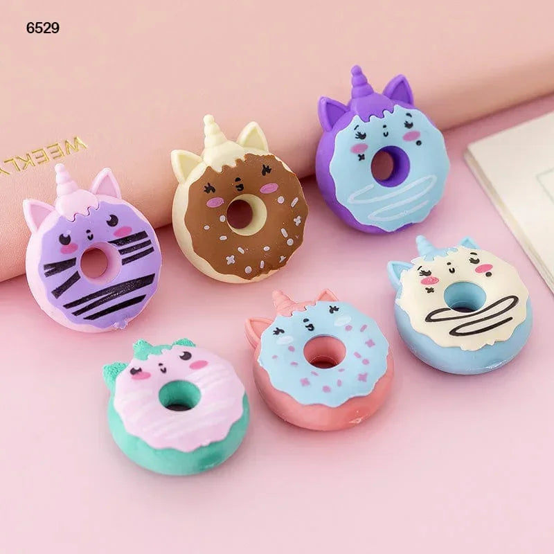 MG Traders Eraser 6529 Donut Eraser 48Pcs