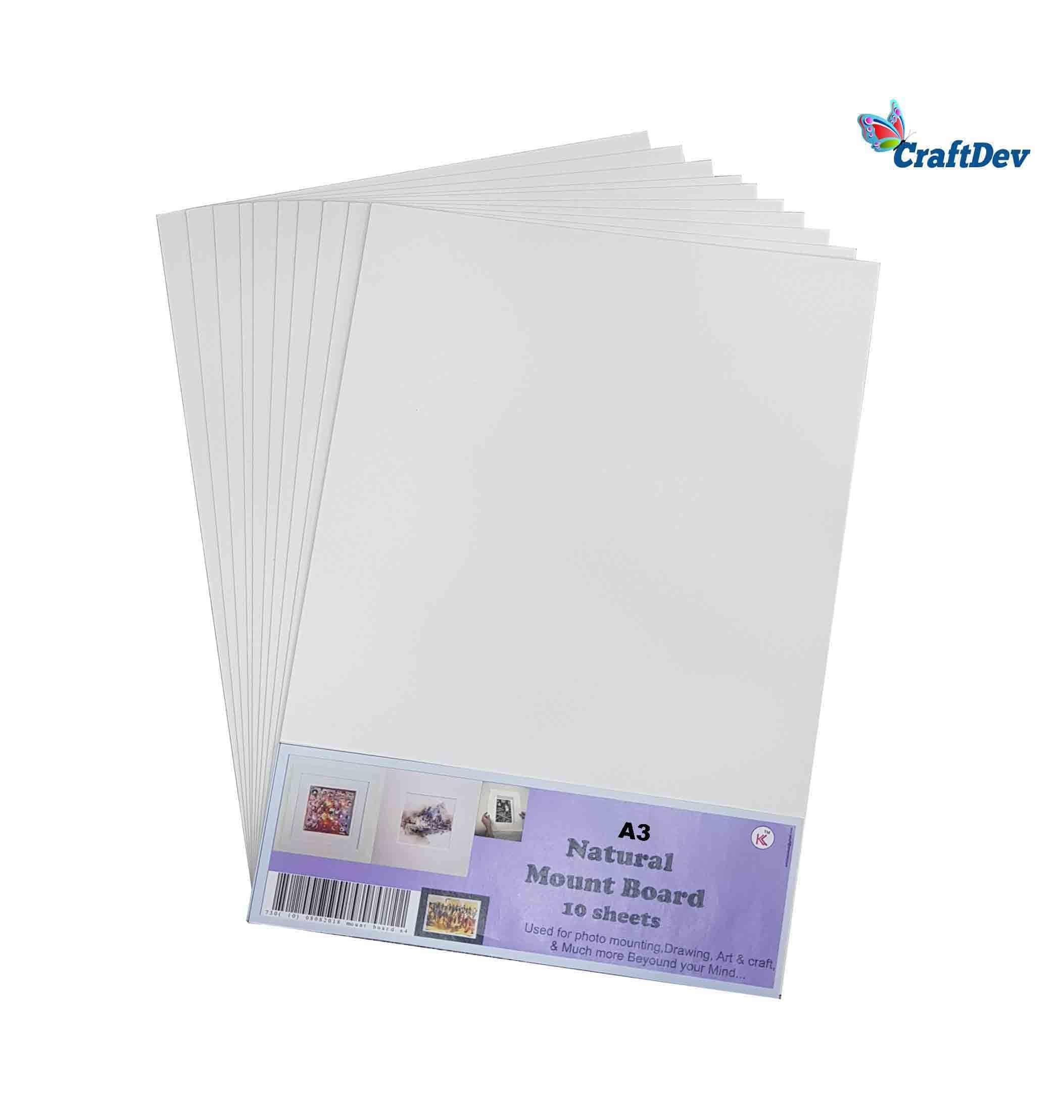 MG Traders Foam, Mount,Cork Sheet A3 Natural Mount Board 10 Sheet (A3Nmb)