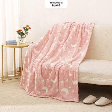 MG Traders Household Goods Bla05 Glow In The Dark Blanket 150X200Cm