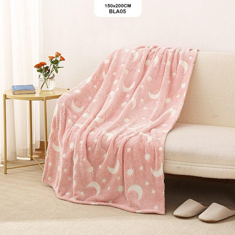 MG Traders Household Goods Bla05 Glow In The Dark Blanket 150X200Cm