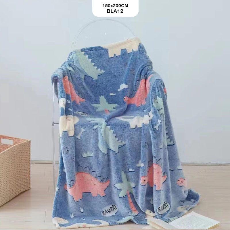 MG Traders Household Goods Bla12 Glow In The Dark Blanket 150X200Cm