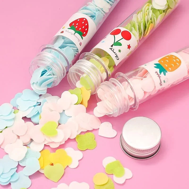 MG Traders Household Goods Fruity tube Hand Washing Cleaning Paper Soap Flakes  ( pack of 1 tube)
