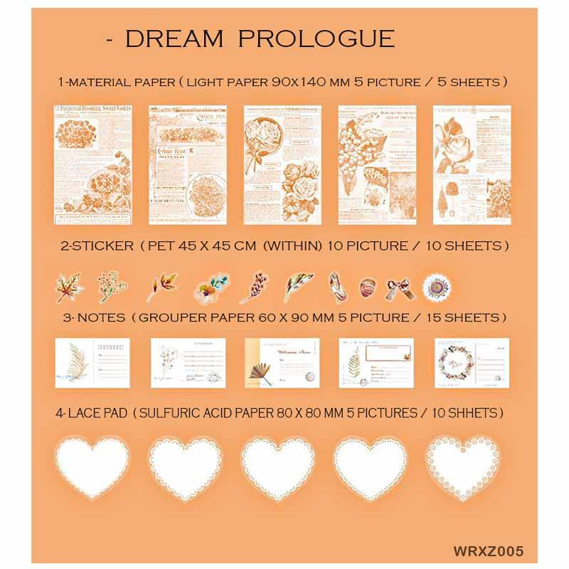 MG Traders Journaling stickers Wrxz005 Paper Cutout N Journaling Sticker