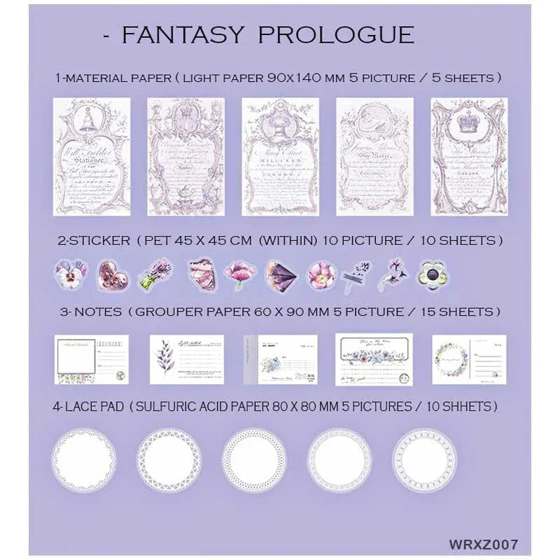 MG Traders Journaling stickers Wrxz007 Paper Cutout N Journaling Sticker