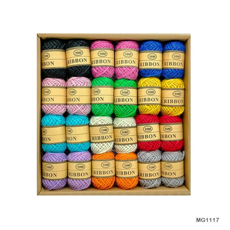 Jute Thread Color 10Mtr (24Pcs/Box) (Mg1117) – inkarto-Wholesale