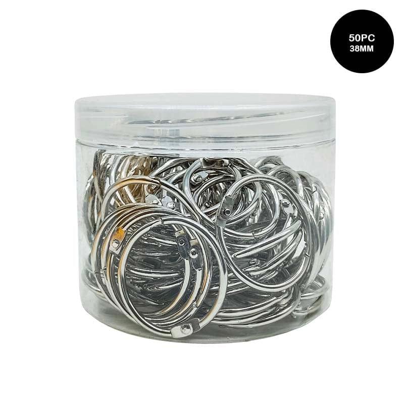 MG Traders Keychain Ring 38Mm Book Ring 100Pc (38Mm)
