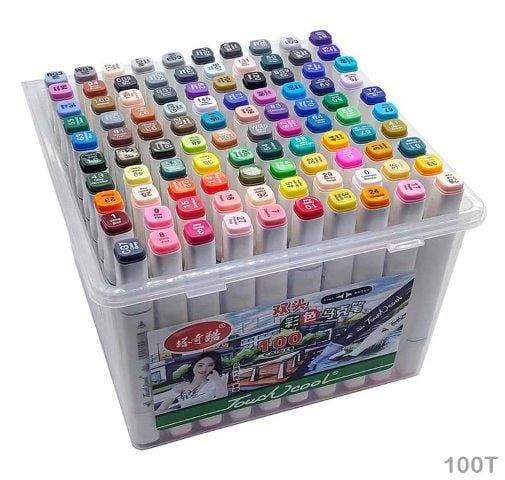 MG Traders Marker Touch Cool Marker Set 100 Color Box (100T)